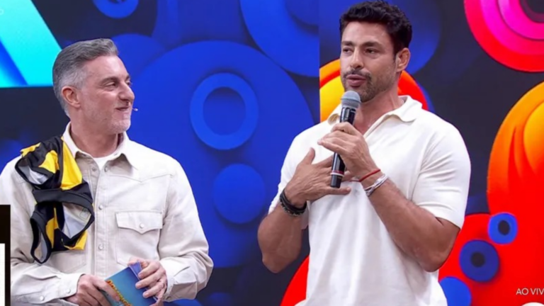 Climão? Cauã Reymond fala sobre bets ao vivo e Luciano Huck toma atitude