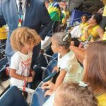 Bruna Biancardi mostra encontro de Mavie com filha de Jimmy Butler e lamenta Neymar no banco