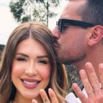 Vestido simples? Dani Choma oficializa casamento com Alisson Candeo e vira assunto na web