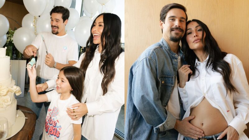 Sabrina Sato abre álbum do chá revelação e se declara para filho com Nicolas Prattes: 'Eu andei' - Reprodução/Instagram