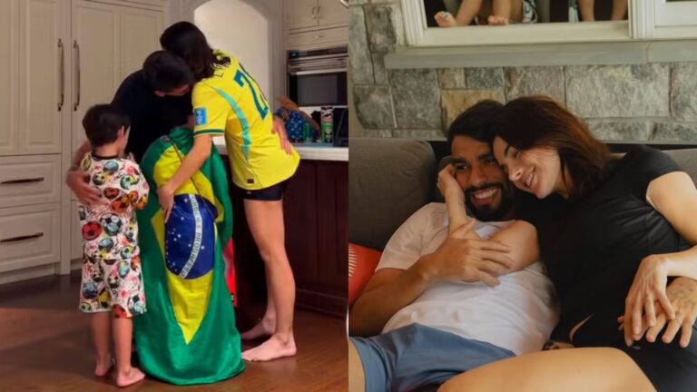 Duda Fournier mostra Lucas Paquetá sendo consolado pelos filhos após eliminação na Copa