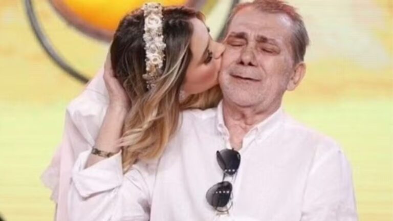 Virginia se emociona ao lembrar do falecido pai, Mário Serrão, e desabafa: ‘Daria tudo’