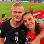 Brasileiros invadem perfil de esposa de Haaland após eliminação na Copa: ‘Tentei ficar com raiva’