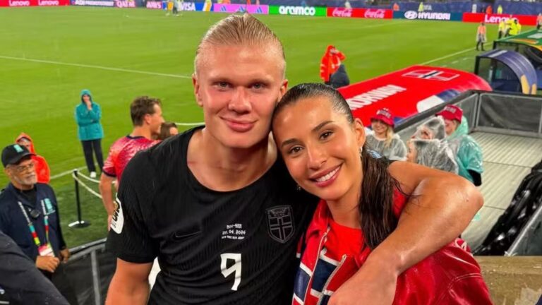 Brasileiros invadem perfil de esposa de Haaland após eliminação na Copa: ‘Tentei ficar com raiva’