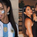 Modelo da tatuagem íntima de Messi declara torcida para a Argentina após bloqueio de Antonela