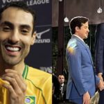 Douglas Souza, jogador da Seleção Brasileira de vôlei, se casa com Gabriel Campos