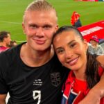 Provocou a torcida? Atitude da esposa de Haaland causa fúria de brasileiros