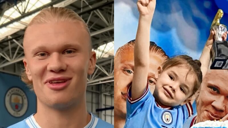 Erling Haaland mandou recado para fã brasileiro
