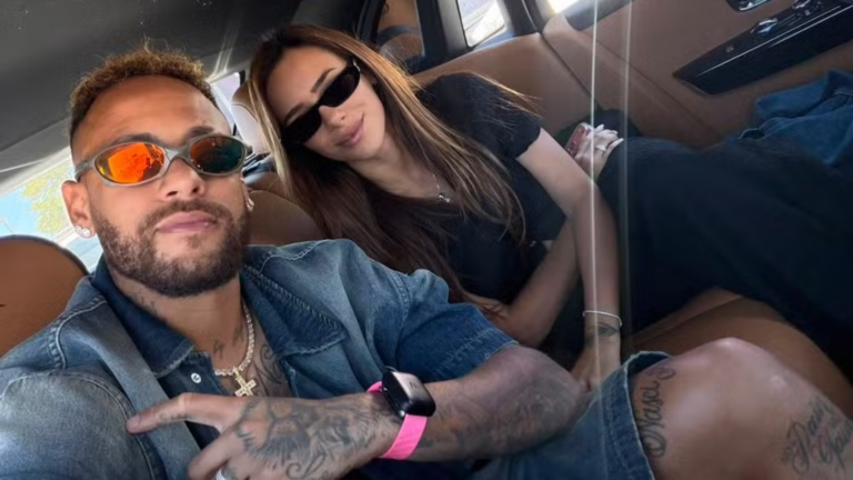 Grávida, Bruna Biancardi anuncia volta ao Brasil com Neymar e encanta ao mostrar momento com as filhas