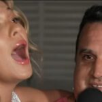Lívia Andrade entrega prêmio ao vivo no ‘Domingão’, mas ‘detalhe’ no vencedor rouba a cena: ‘Meu Deus’