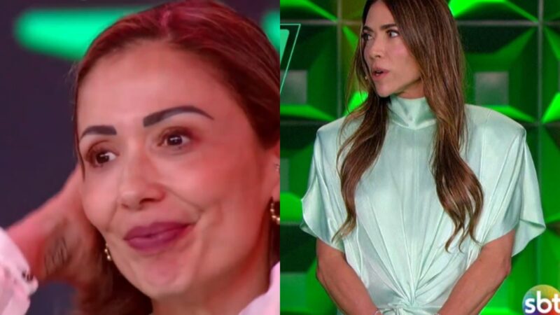 Luciana e Patrícia Abravanel no Programa Silvio Santos