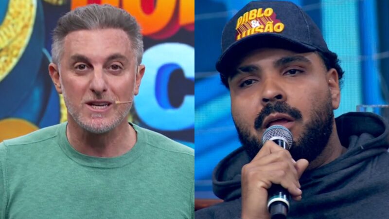 Luciano Huck e Paulo Vieira no Domingão