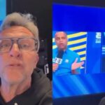 Neto filma Luciano Huck com Denílson e detona após derrota do Brasil: ‘Puxa o saco, faz média com jogador’