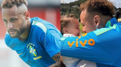 Neymar e a filha, Mel - Reprodução/Instagram