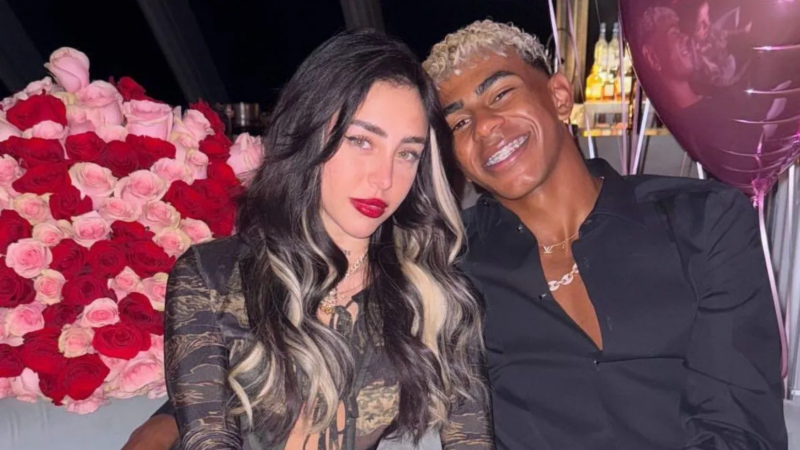Nicki Nicole e Lamine Yamal - Reprodução/Redes Sociais