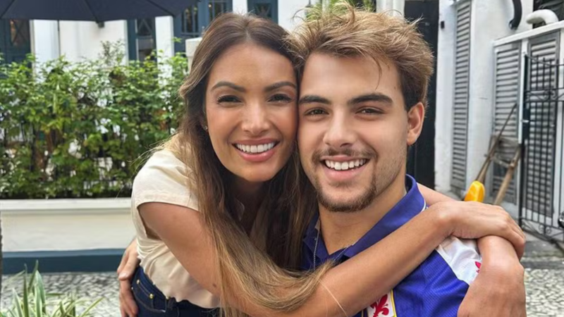 Patrícia Poeta e seu filho, Felipe Poeta - Reprodução/Instagram