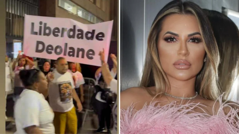 Protesto por Deolane Bezerra reúne apoiadores na Avenida Paulista após decisão da Justiça