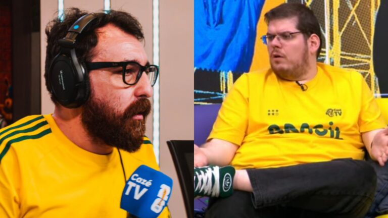 Narrador da Cazé TV leva nota zero de jornalista da Globo: ‘Volume altíssimo’