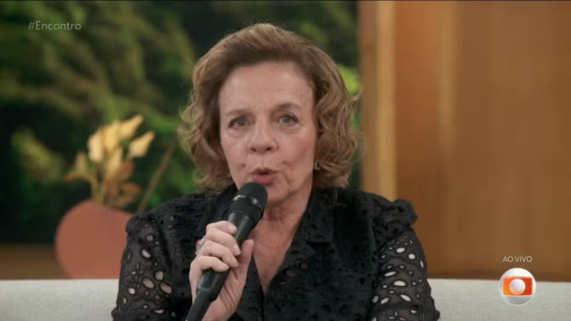 Rosi Campos no programa Encontro - Foto: TV Globo