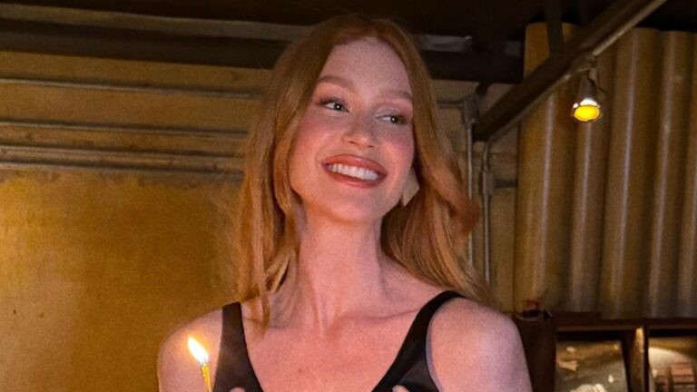 Bolo do aniversário de Marina Ruy Barbosa vira assunto: ‘Bexiga com cobertura’