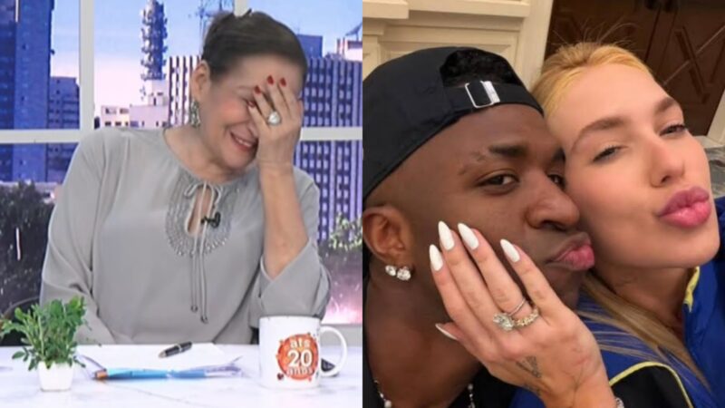 Sonia Abrão, Vini Jr. e Virginia Fonseca