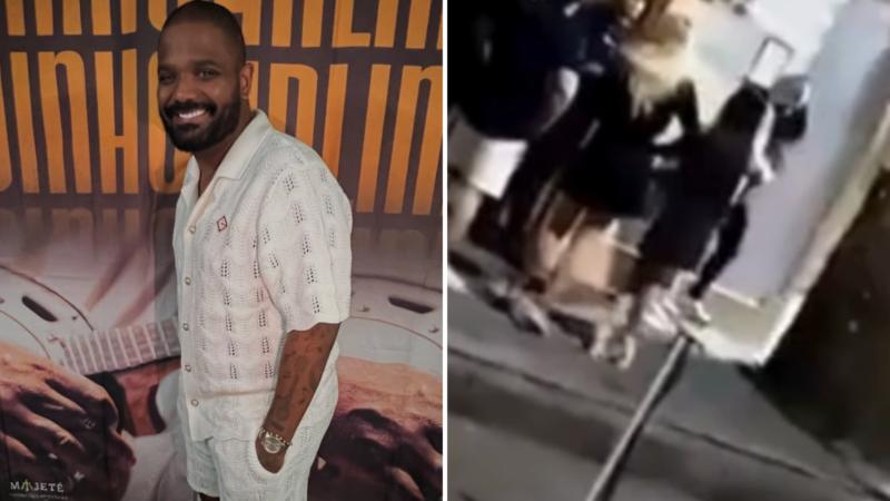 Vazam imagens de Arlindinho em frente a casa de swing após término com Érika Januza