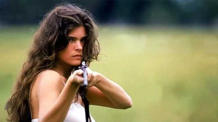 Cristiana Oliveira como Juma em 'Pantanal' (Rede Manchete)
