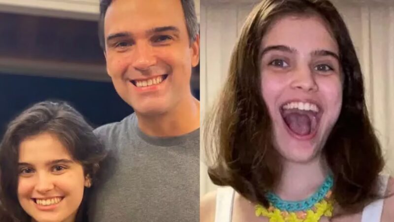 Tadeu Schmidt e a filha, Valentina (Reprodução/Instagram)