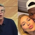 Neto imita Virginia e Vini Jr. na Band, senta no colo de jornalista e choca com cena inacreditável ao vivo