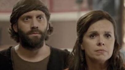 Gestas e Judite (Reprodução/Record)
