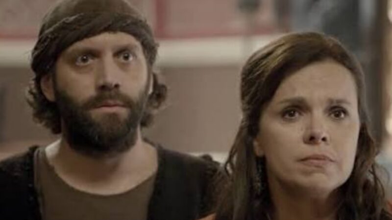 Gestas e Judite (Reprodução/Record)