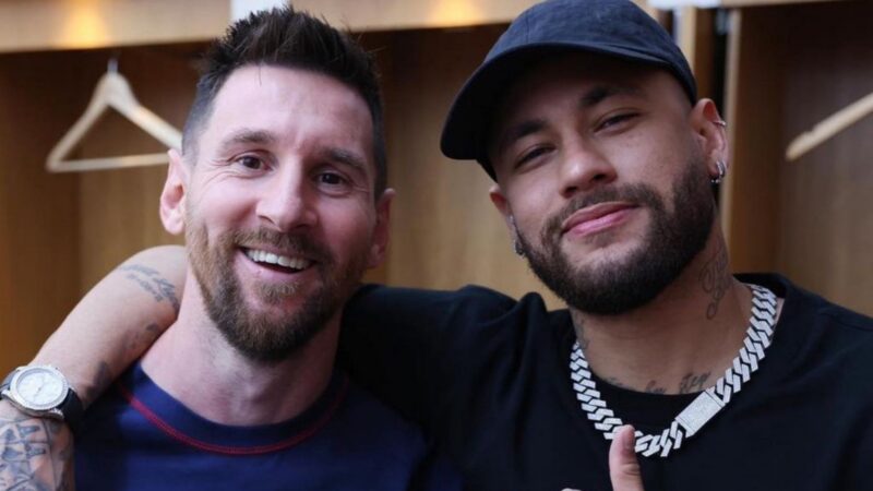 Lionel Messi e Neymar (Redes Sociais)