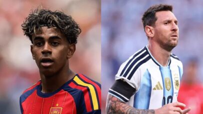 Lamine Yamal; Lionel Messi (Reprodução/Divulgação)