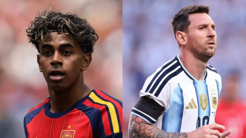 Lamine Yamal; Lionel Messi (Reprodução/Divulgação)