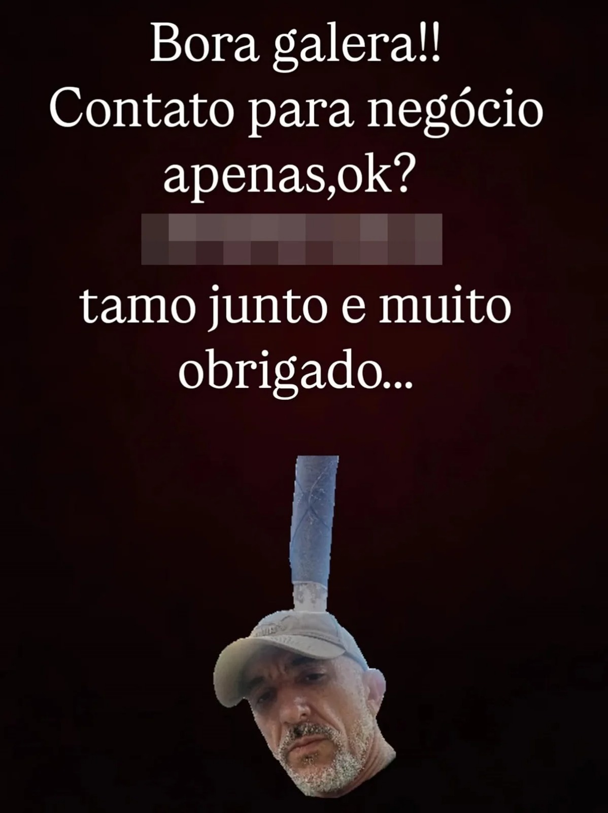 Cristian Cravinhos divulga número de telefone (Reprodução/Instagram)