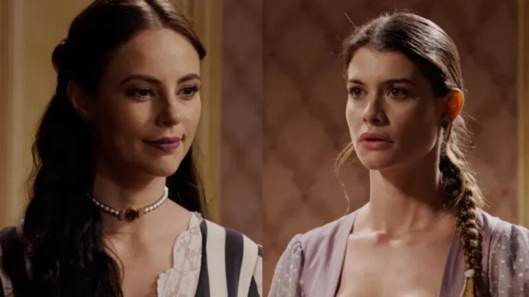 ‘Além do Tempo’: Vão sair no tapa? Melissa ultrapassa os limites, invade o quarto de Lívia e mocinha reage