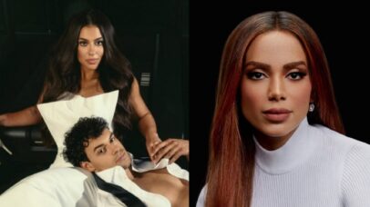 Victor Alexandre e Jarline Batista; Anitta (Reprodução Redes Sociais)