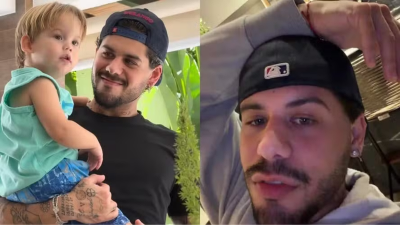 Zé Felipe pede desculpas após polêmica com vídeo do filho