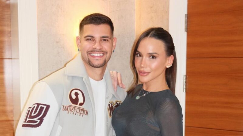 Bruno Guimarães e esposa, Ana Lídia Guimarães - Reprodução/ Instagram