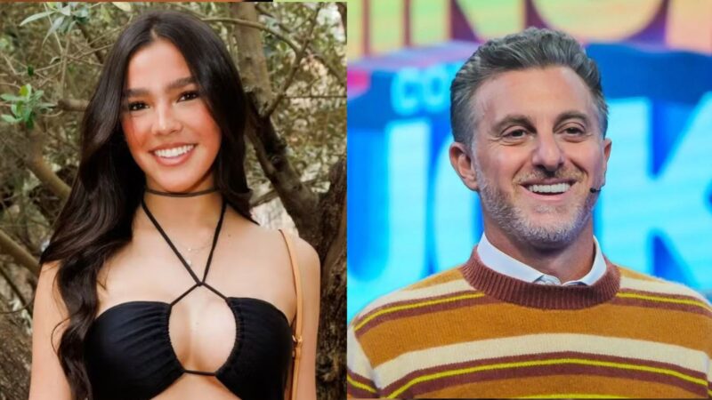 Duda Guerra e ex-sogro, Luciano Huck - (Reprodução: Redes Sociais; TV Globo/Internet)