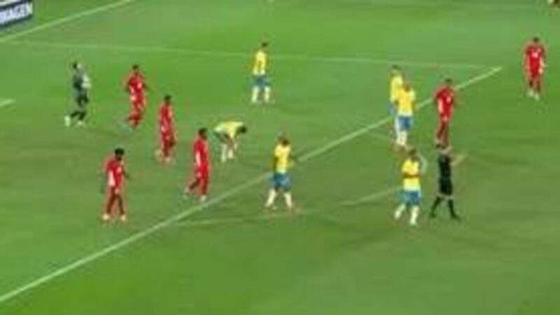 Jogo na Copa do Mundo - Reprodução/ Globo