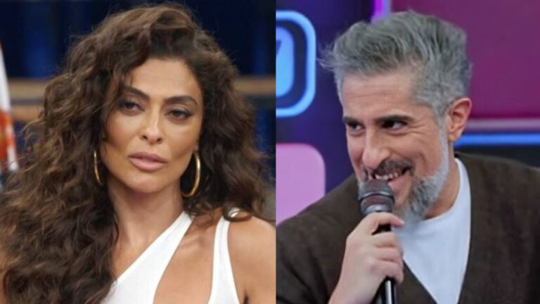Marcos Mion fica com vergonha após declaração picante envolvendo Juliana Paes