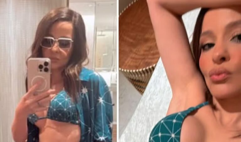 Maiara exibe barriga negativa e quebra a internet: ‘Será que é normal?’