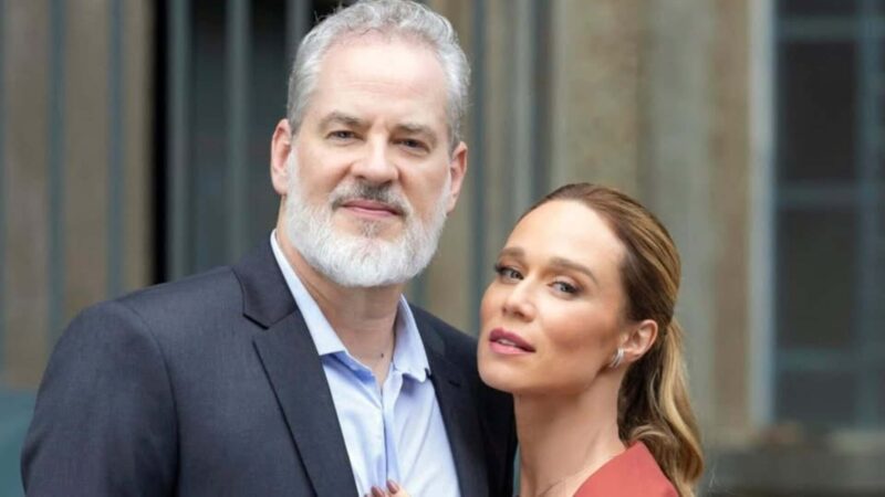 Mariana Ximenes e Dan Stulbach - (Reprodução: Manoella Mello/TV Globo)