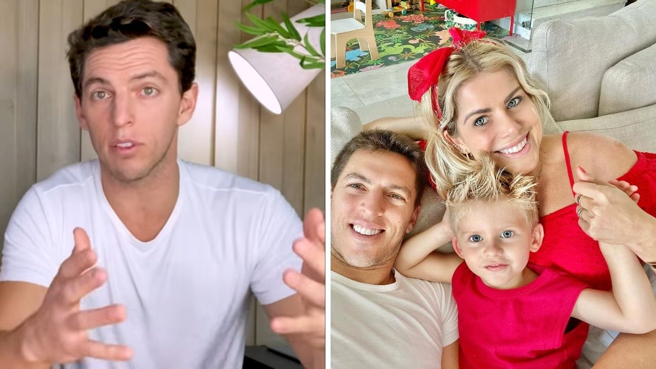 Amaury Nunes publica longo desabafo e anuncia crise no casamento com Karina Bacchi: “Momento bem difícil”