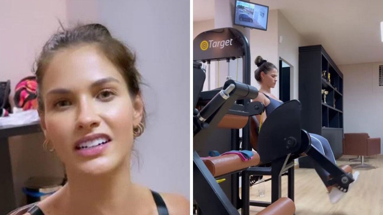 Andressa Suita exibe corpo encharcado e definido após pegar pesado na malhação: “Botox indo embora”