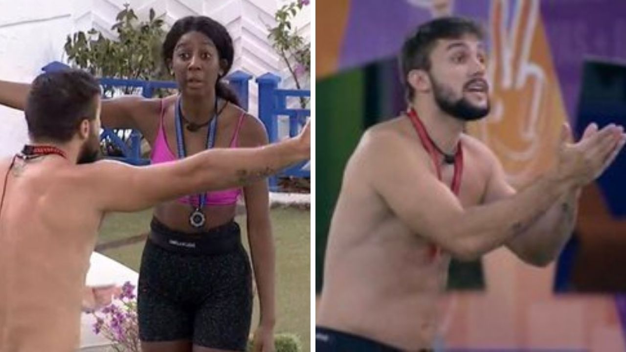 BBB21: Nervoso, Arthur foge de Camilla de Lucas que vai pra cima e o pau come: “Vai me tratar mal?”