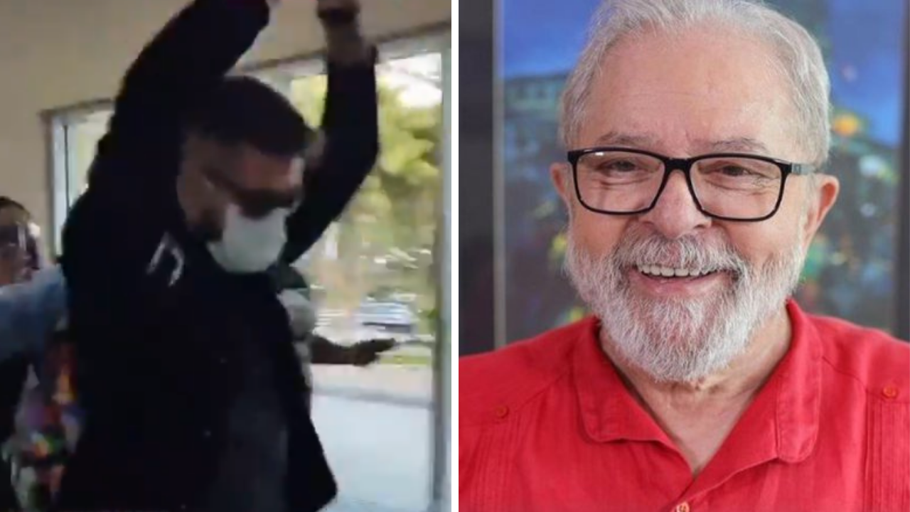 Após o BBB21, Arthur Picoli descobre que Lula está elegível e comemora ao lado de fãs; veja o vídeo
