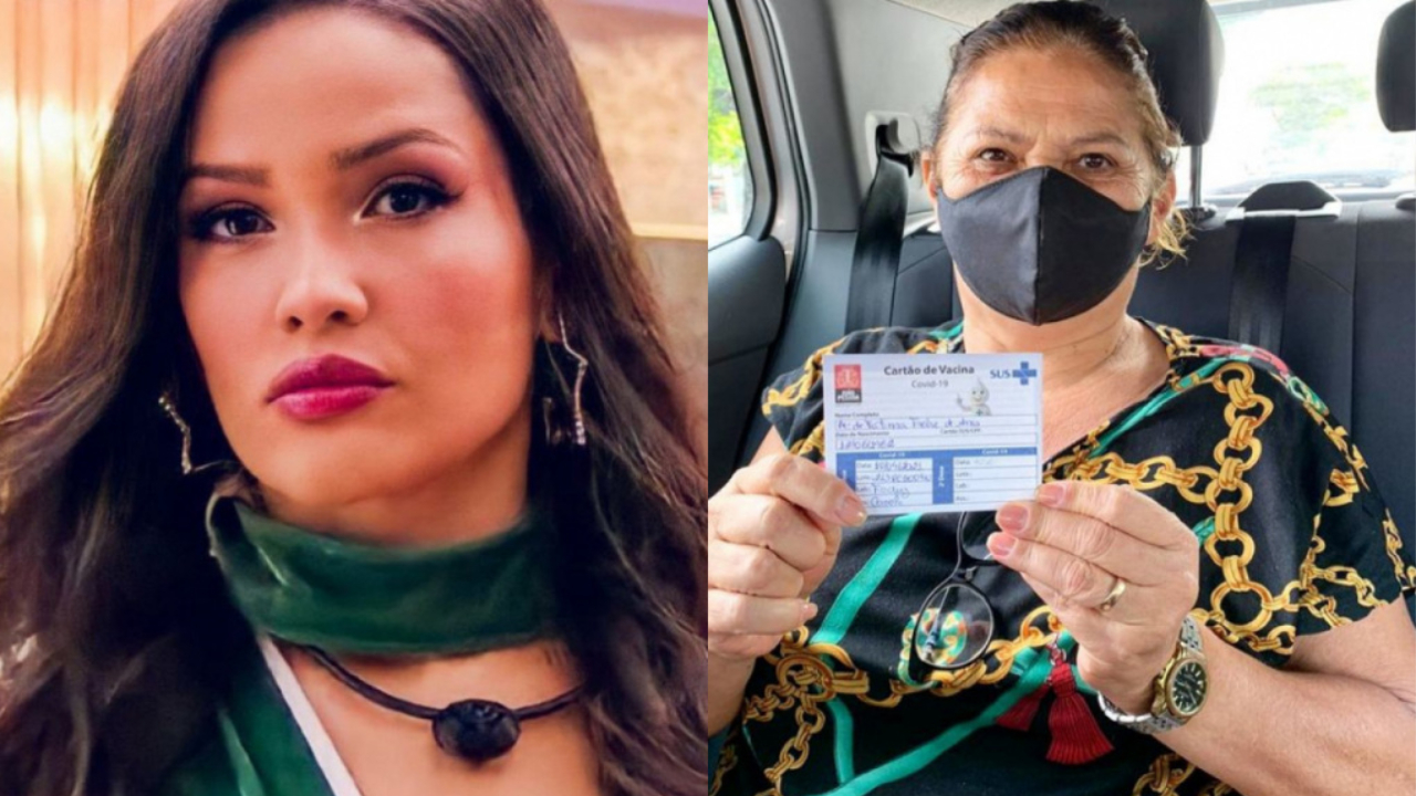 BBB21: Mãe de Juliette recebe 1ª dose da vacina contra Covid-19: “Mãe vacinada, filha feliz”