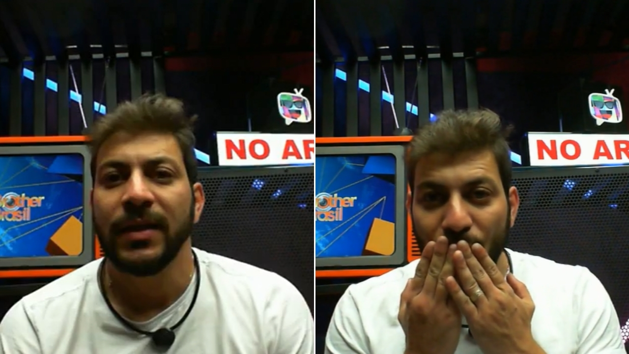 BBB21: Em vídeo, Caio parabeniza esposa por seu aniversário e se declara: “Tudo que estou fazendo é por nós”